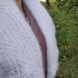 Женская теплая пуховая вязаная косынка ручной работы из козьего пуха белая 1499663333 фото 2
