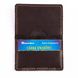 Шкіряний картхолдер кредитниця, шкіряна обкладинка на автодокументи роучної роботи 1320086628 фото 6
