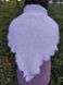 Вязаный шерстяной платок из козьего пуха ручной работы белея 1484248549 фото 6