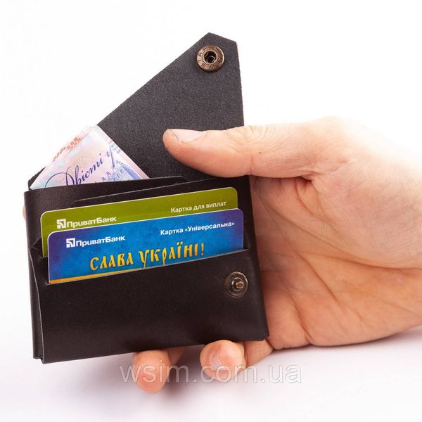Міні чоловічий гаманець Ragos з натуральної шкіри ручної роботи 1320278018 фото