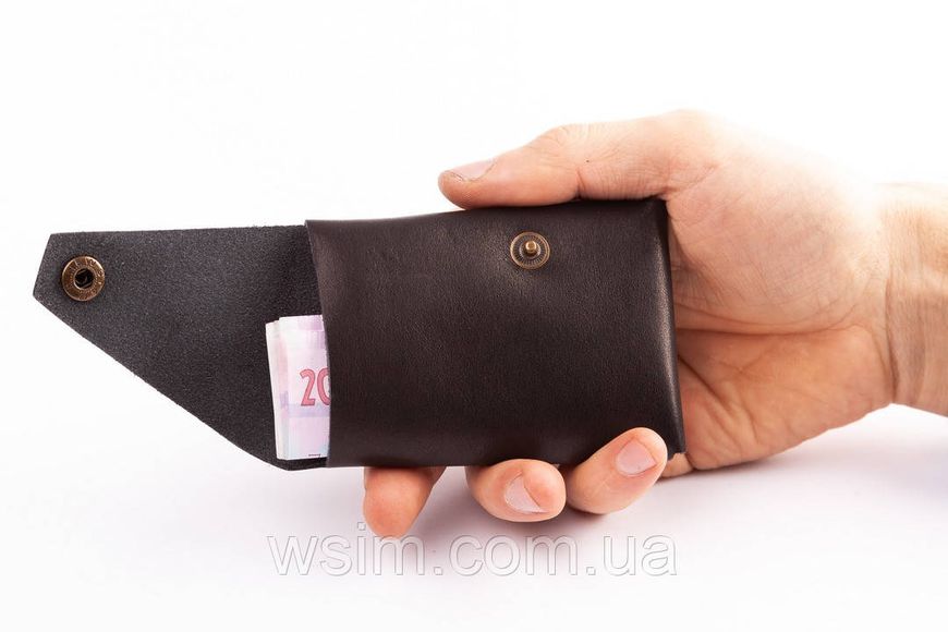 Міні чоловічий гаманець Ragos з натуральної шкіри ручної роботи 1320278018 фото
