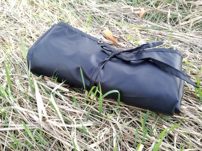Плащ-палатка тактический дождевик с капюшоном черный цвет 1700329324 фото